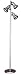 Kitchen & Housewares : Tensor NS113AD112 Collegiate Plus 60 Watt Incandescent Track Tree Floor Lamp with 3 Lamps