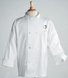 White, 8 Button Chef Coat, Small