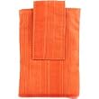 ORANGE STRIPE ELEGANT EPPII CARRYING CASE POUCH WITH HANDSTRAP for ALL CELL PHONES (Blackberry Curve, Pearl, Motorola V3 RAZR, W385, V8, V9m, Palm Centro, Treo, LG Rumor, VX10000, VX8800, CU720 Shine, Samsung I617 Blackjack 2, HTC Touch, 8925 Tilt, Wing, Shadow, Dash, XV6800 Mogul, Sidekick, etc?) / MP3 PLAYERS / IPODS / DIGTITAL CAMERA - RETAIL PACKAGING