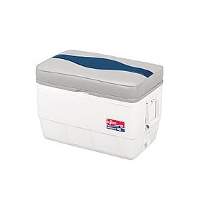 WiseŽ Premium Pontoon 48 - quart Cooler Seat by