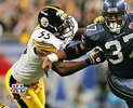 Pittsburgh Steelers Joey Porter at Super Bowl XL