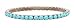 L. Erickson USA Swarovski Crystal Stretch Bracelet - Opaque Turquoise Swarovski