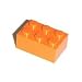 Lego Building Accessories 2x3 Orange Brick, Bulk Pack 50 Pieces