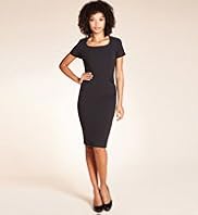 Scoop Neck Peplum Dress