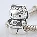 Hello Kitty - Sterling Silver Charm Bead - fits Pandora, Chamilia etc style Bracelets - SpangleBead