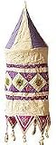 ShalinCraft Lampshades Multicolored Applique Embroidered Fabric Indian-Style (clamp034)