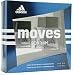 Adidas Moves By Adidas For Men. Gift Set ( Eau De Toilette Spray 1.0 Oz + Eau De Toilette Spray 0.5
