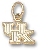 Kentucky Wildcats Solid 10K Gold ''UK'' 1/4'' Pendant