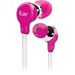 iLuv iEP314PNK Ergonomic and Comfort Flat-Wire Earphones (Pink)