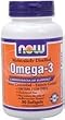 NOW Molecularly Distilled OMEGA-3 FISH OIL 1000 MG SOFTGELS