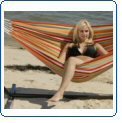 Oversized Hammock in a Bag - Candy Stripe