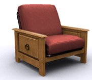 Kitchen: Rustico Classico Junior Twin ChairBed
