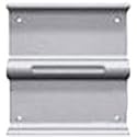 Apple Cinema Display VESA Mount Adapter Kit - Mounting component ( wall plate ) for flat panel - anodized aluminum - wall-mountable