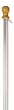 Aluminum Flag Pole with Metal Ring - 5 ft.