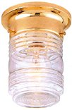 46-1962 1LT PB OUTD CEIL LIGHT FINISH:POLISHED BRASS