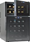 Wine Enthusiast Silent 24 Bottle Touchscreen Wine Refrigerator (2-Temp