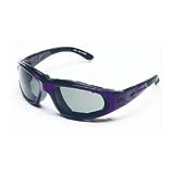 Body Spec BSG-2 Sunglasses with Purple Passion Frame and Smoke Green/Clear/Light Rust Lenses