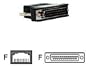 Equinox RJ45 Modular Adapter 10-Wire DB25 Dte Female