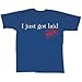 Laid Off Job Market Economy Humor Blue T-Shirt