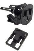 Arkon Swivel Vent Mount (Dual T) (Compatible with TomTom GO 520, 720, 920) (CM047-S-2+APTTOGO520)