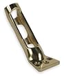 Battalion 1XNJ6 Flag Pole Bracket, Brass, L 6 1/4 In