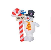 6' Tall Frosty the Snowman Airblown Inflatable Gemmy Christmas Decoration