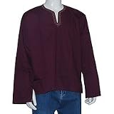 Clothing in India Kurta or Short Shirt Mens Summer Clothes Size L (gsk317)