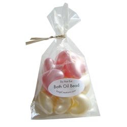 Wedding Favor -Bath Bead Heart, Pink (Bag of 20)