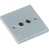 Double TV Socket (Flush Blister Packed) (5 pack)
