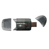 Kinamax CR-SDMMC 23-in-1 USB 2.0 SD/MMC/RS MMC Card Reader and Pen Drive