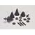 Dayton DSS4-BK Black Speaker Spike Set 4 Pcs.