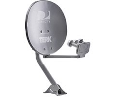 Terk 18"x 20" DIRECTV Satellite Dish Antenna with 3 Dual LNBs