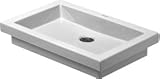 IMAGE OF Duravit 03175800291 2nd Floor Countertop Vanity Basin, White Finish