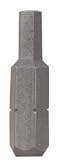 Techni-Tool Hex Insert Bit, 3/16, 1/4 Drive, 1 OAL