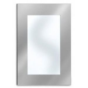 Stainless Steel Mirror Stainless steel/Glass 33 1/2H x 23 3/4W x 1D