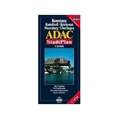 ADAC Stadtpl�ne, Konstanz, Radolfzell, Reichenau, Meersburg, �berlingen: Mit Daisendorf, Meersburg und Uhldingen-M�hlhofen. GPS-genau. Mit Citypl�nen. ... Mit Postleitzahlen. Mit gro�er Bodenseekarte