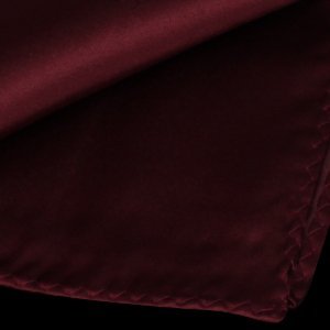 Swagger & Swoon Plain Maroon Handkerchief