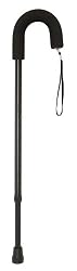 Duro-Med Deluxe Standard Adjustable Cane, Black
