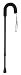 Duro-Med Deluxe Standard Adjustable Cane, Black