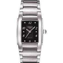 Tissot T-10 Black Dial Stainless Steel Ladies Watch Ladies Watch T0733101105701