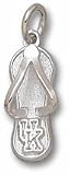 Kentucky Wildcats 5/8 UK Flip Flop Charm - Sterling Silver Jewelry