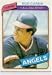 1980 Topps Rod Carew Angels Baseball Card In Protective Display Case!!