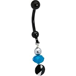 Handcrafted Pearl Ritz Titanium Belly Ring