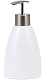 Kiera Grace Cleo Ceramic Lotion Dispenser, Matte White