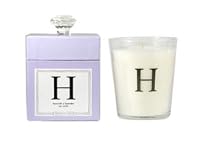 Archipelago Monograms Soy Candle H - Hyacinth & Lavender