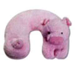 Cloudz Kidz Plush Neck Pillow (Pig)