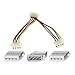 Belkin F2N503 Internal Drive Power ftftYftft Splitter Cable; 4Pin Male/ 2x4Sok Female; 6"