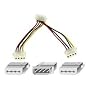 Belkin F2N503 Internal Drive Power ftftYftft Splitter Cable; 4Pin Male/ 2x4Sok Female; 6"