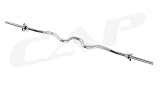 Cap Barbell Standard 48 Threaded Super Curl Bar with Collars