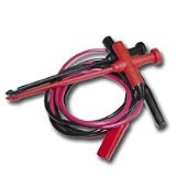 Alligator Clamp Insulation Piercing Test Hook - Red / Black 36 In